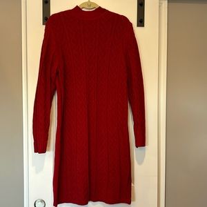Long sleeve sweater dress